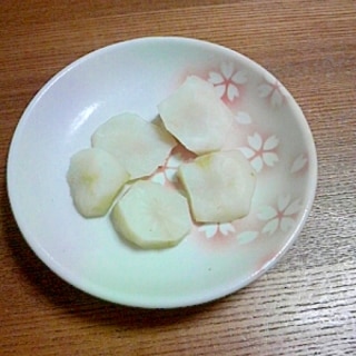 菊芋の塩茹で（＾＾）